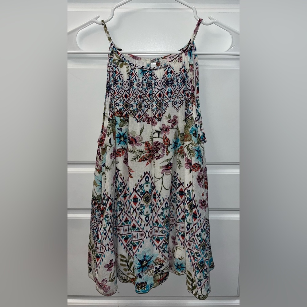 Chenault Girl Size 14 Floral Boho Patterned Flowy Cami
